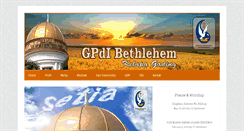 Desktop Screenshot of gpdibethlehem.org